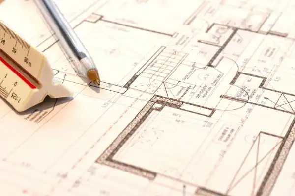 Image of architect Deal drawings